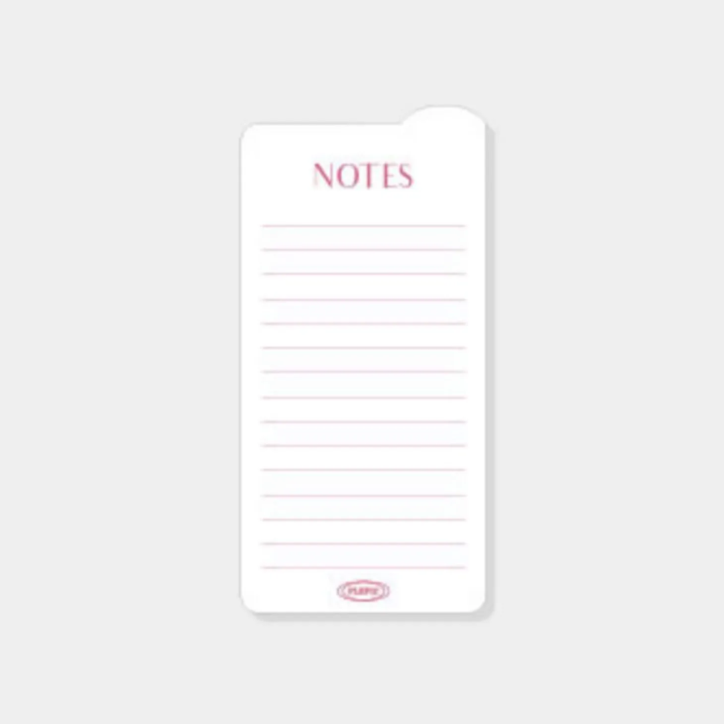 Rounded Edge Index Sticky Note