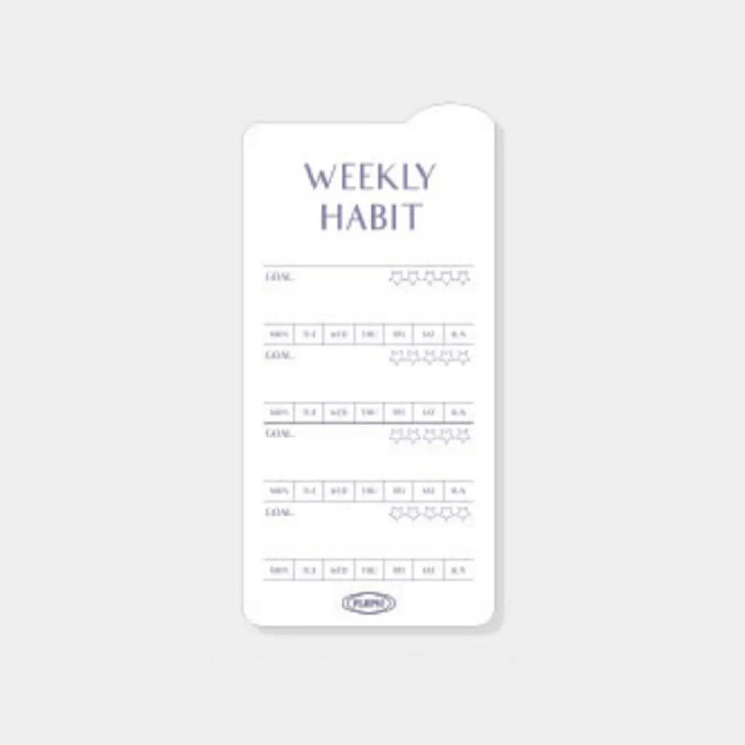 Rounded Edge Index Sticky Note