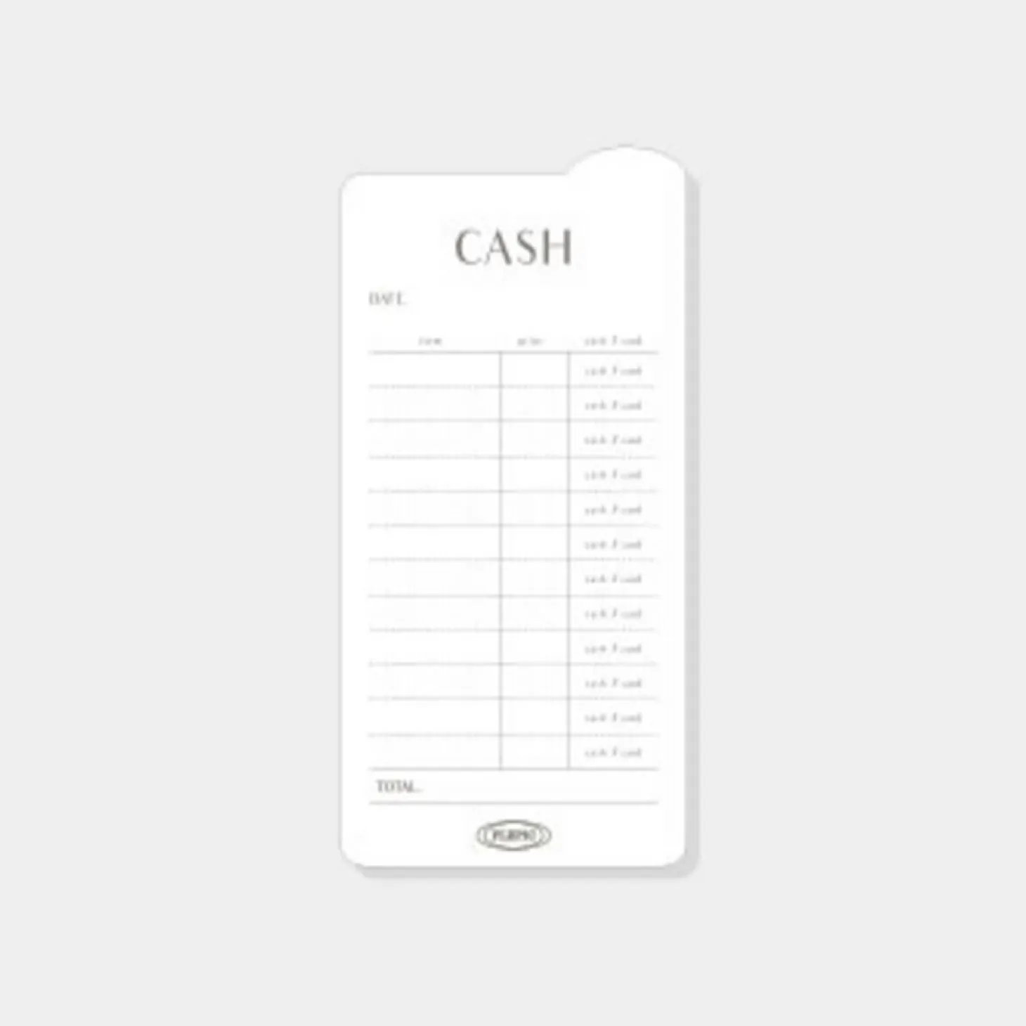 Rounded Edge Index Sticky Note