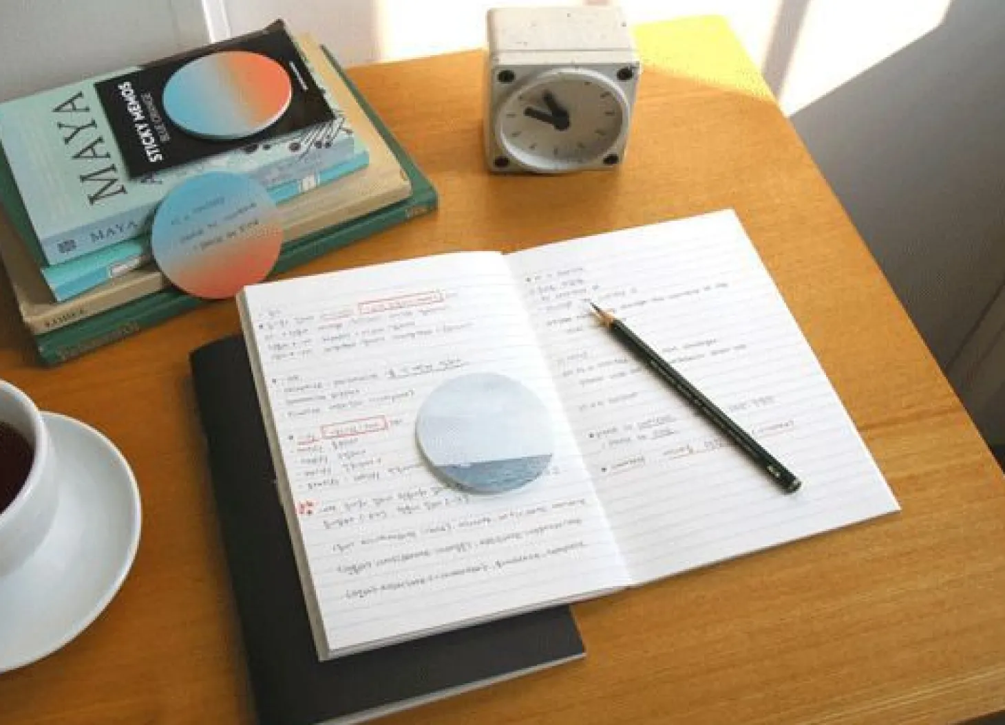 Round Nature Sticky Note