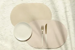 Round Two Tone Color Placemat