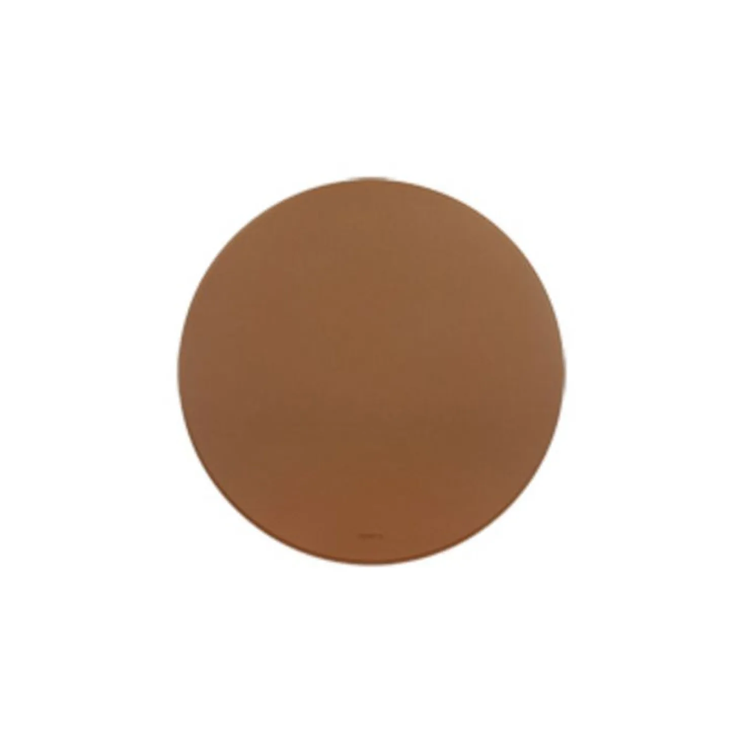 Round Vegan Leather Mouse Pad