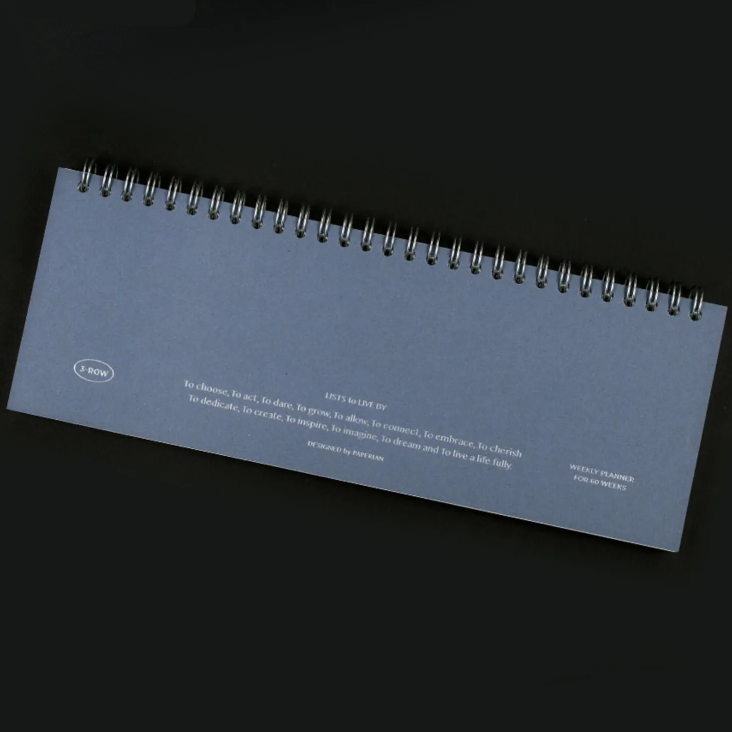 3-Row Desk Weekly Scheduler