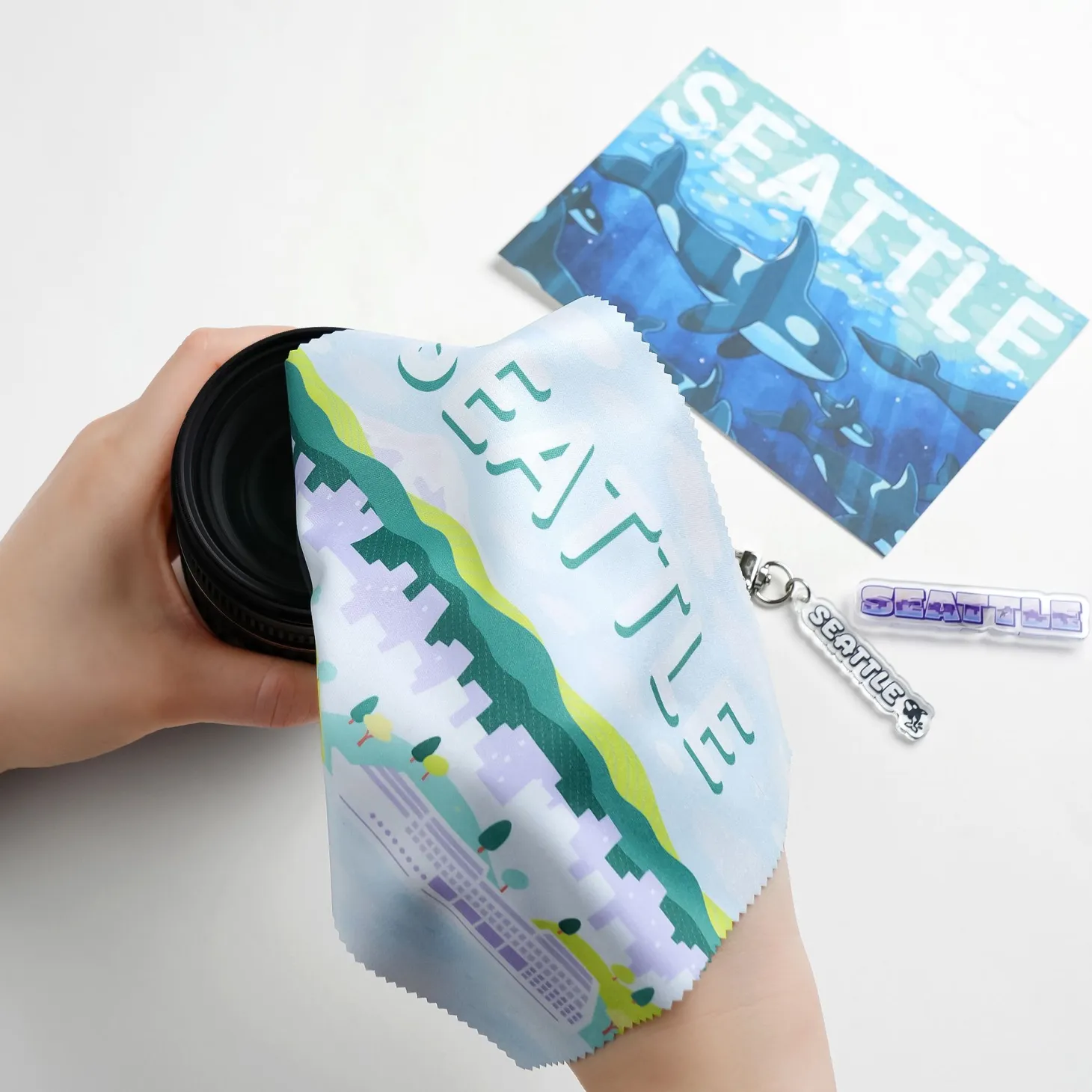 Seattle Acrylic Key Ring