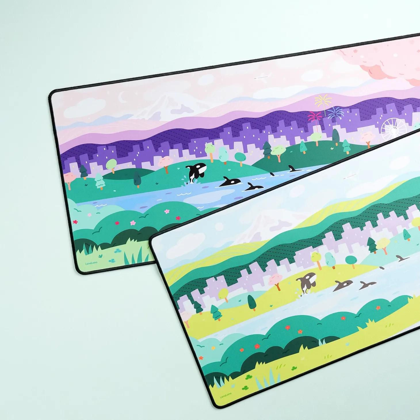 Seattle Skyline Desk Mat