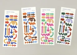 Shape Pigment See-through Sticker