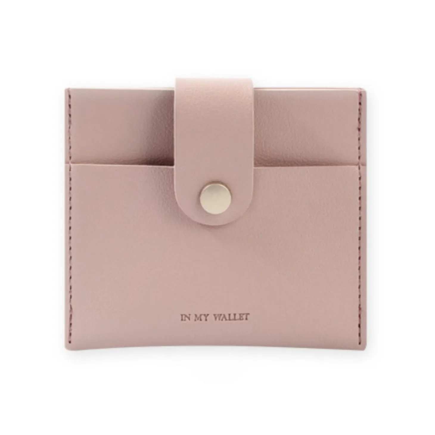 Simple Button Half Wallet