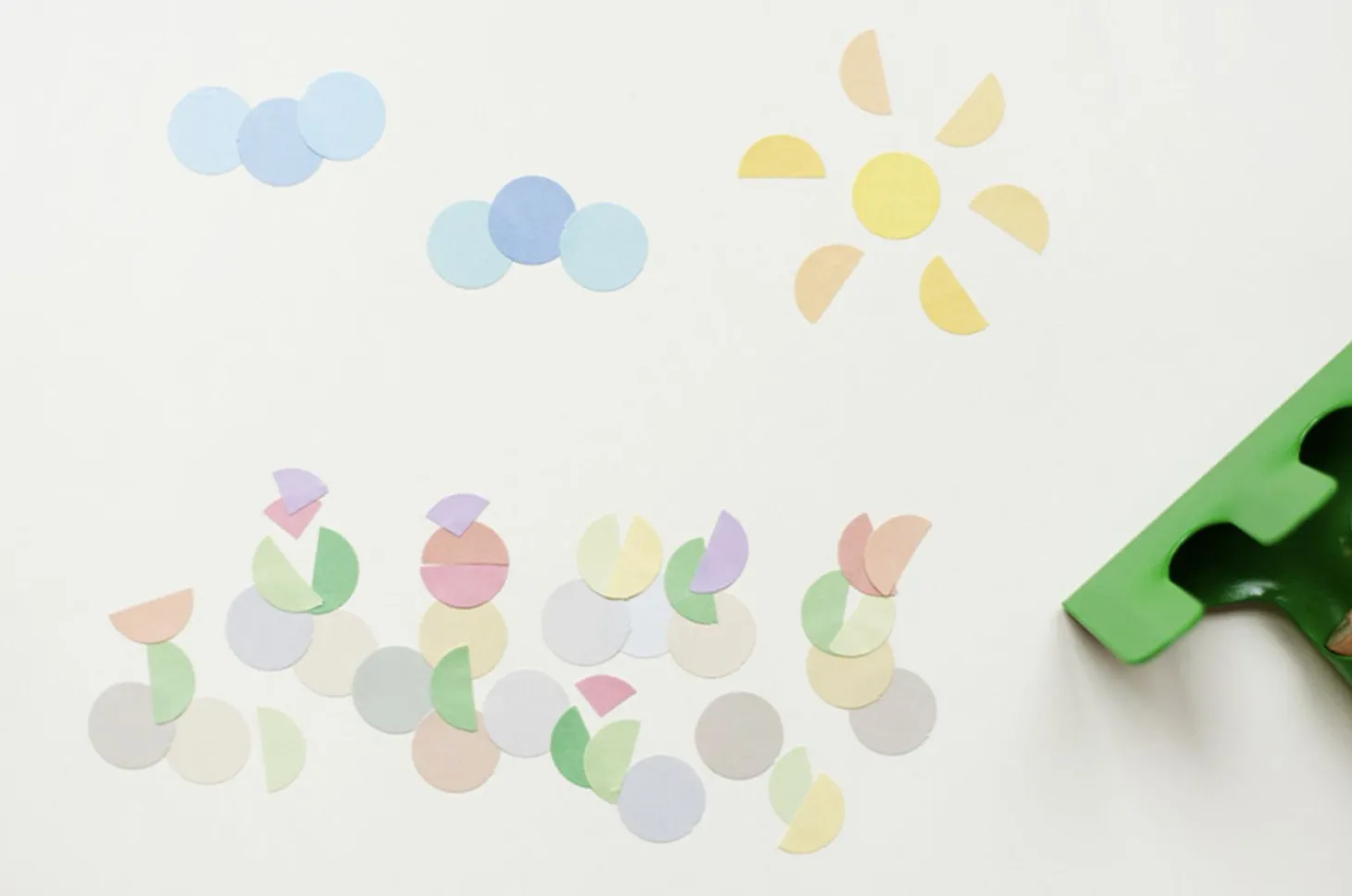Simple Palette Round Sticker