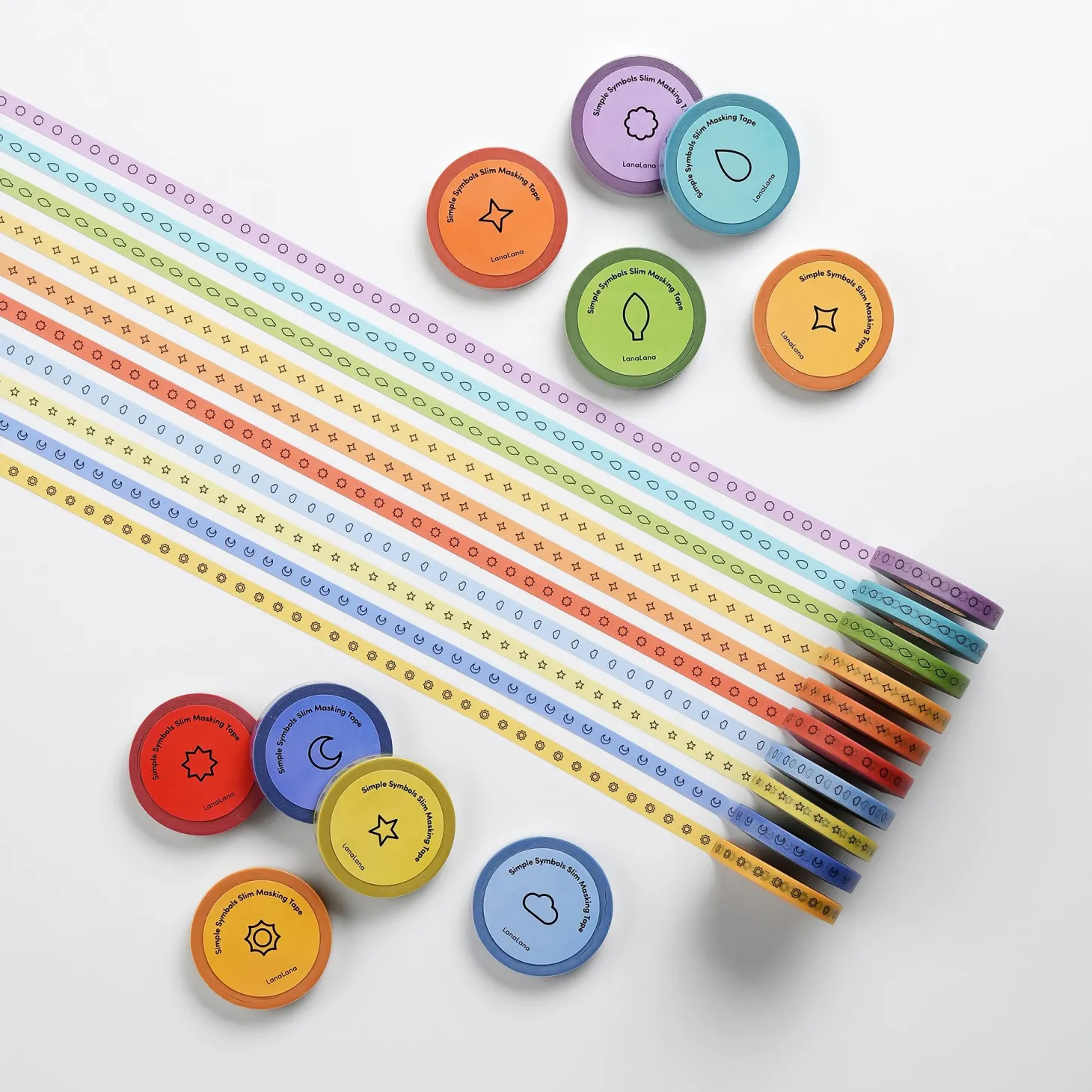 Simple Symbols Slim Masking Tape