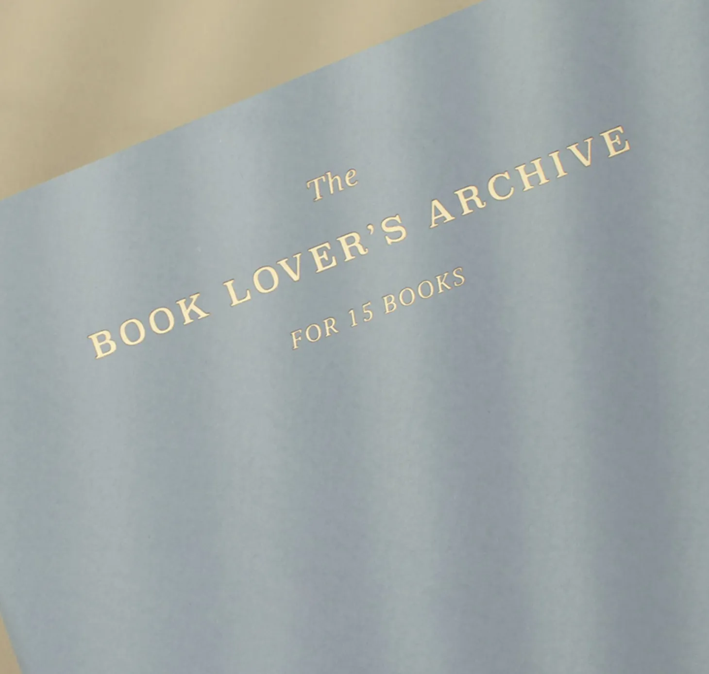 Slim Book Lover's Archive Reading Journal