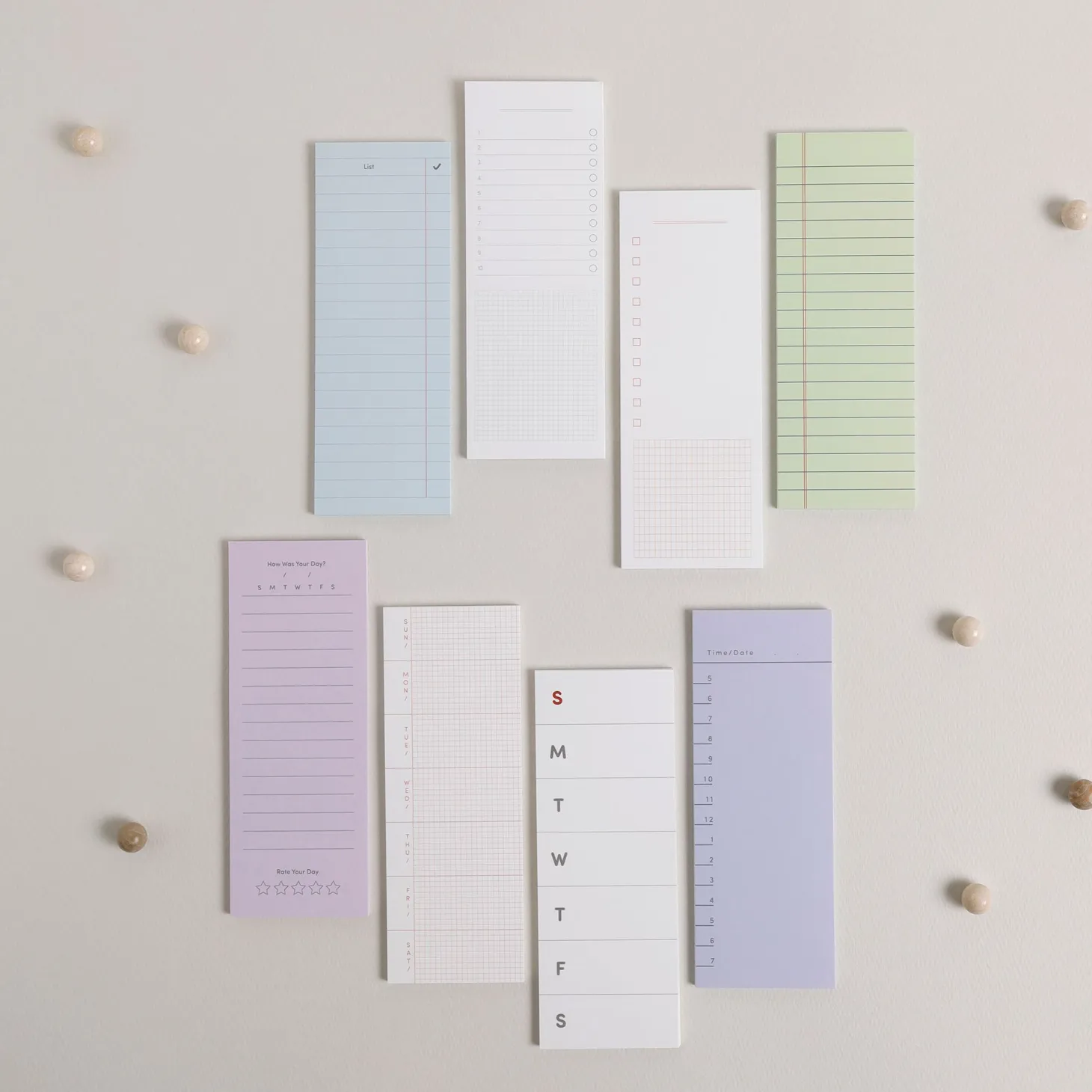Slim Schedule Sticky Note v2