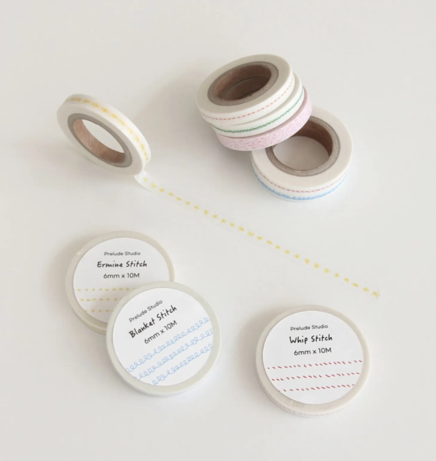 Slim Stitched Pattern Masking Tape