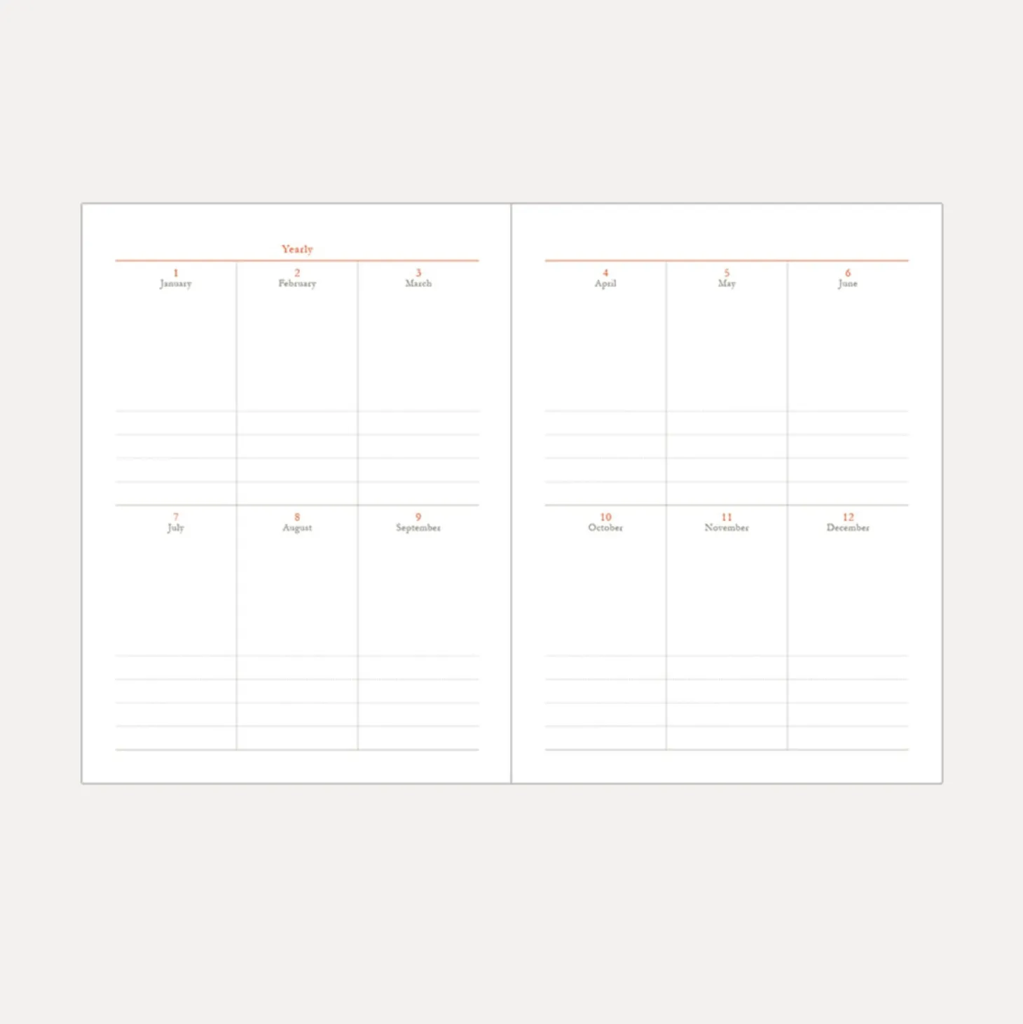 2026 Small Agenda Scheduler