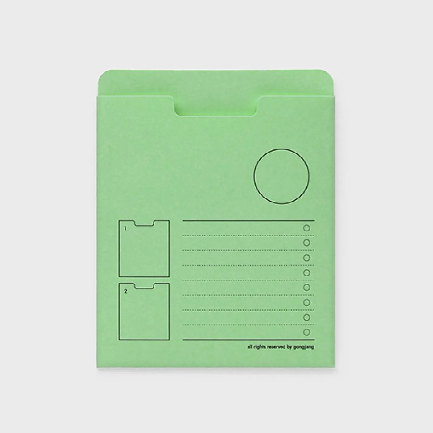 Small Colorful Archiving Pocket Holder
