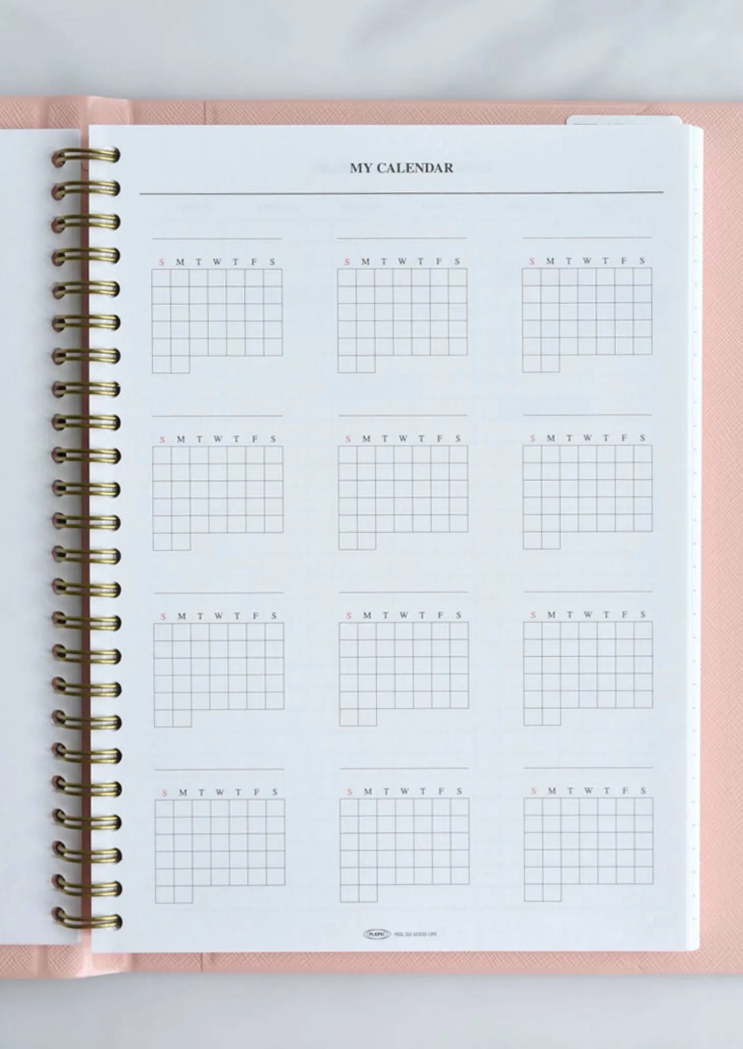 Spring Gentle Slim Fit Planner