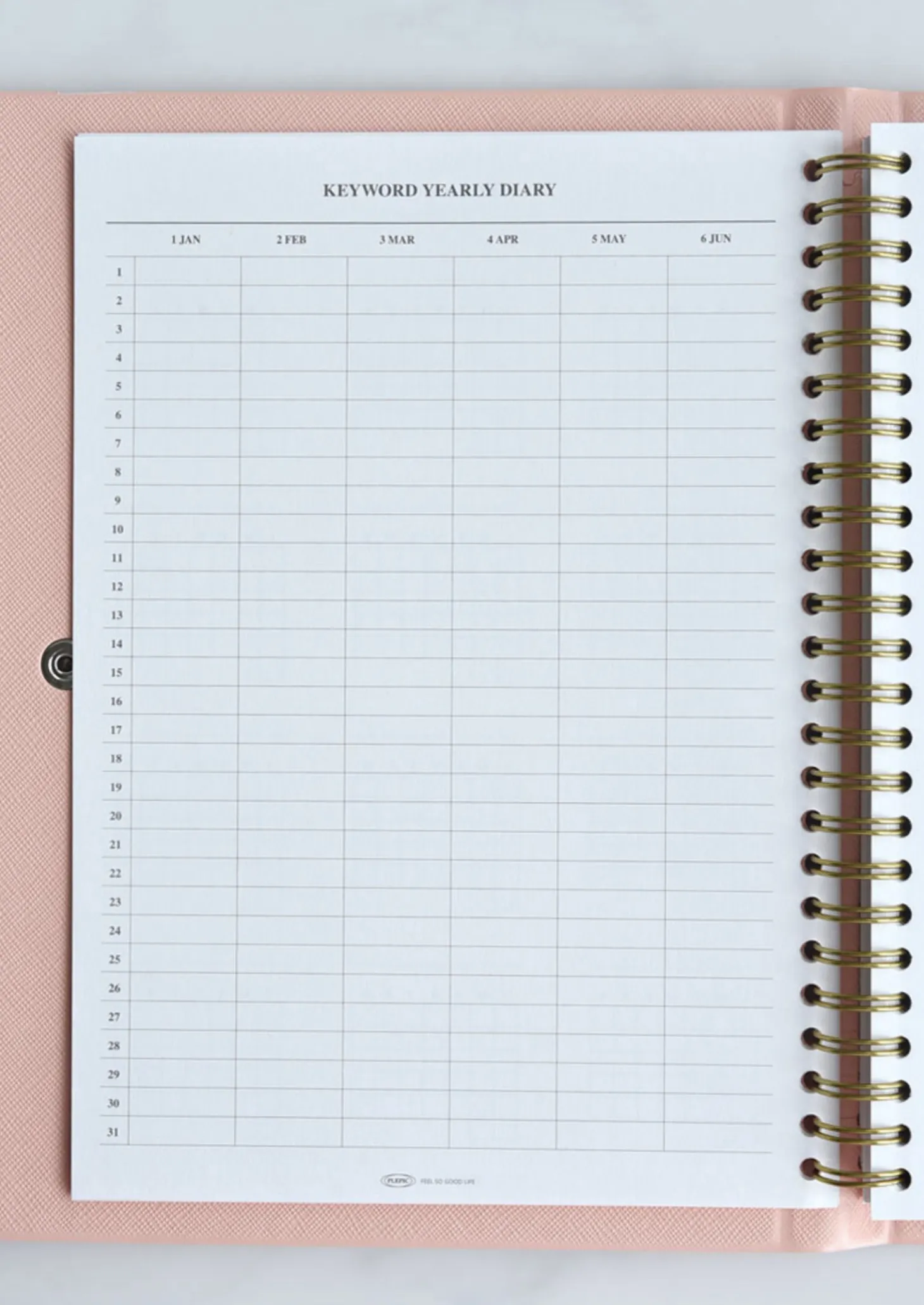 Spring Gentle Slim Fit Planner