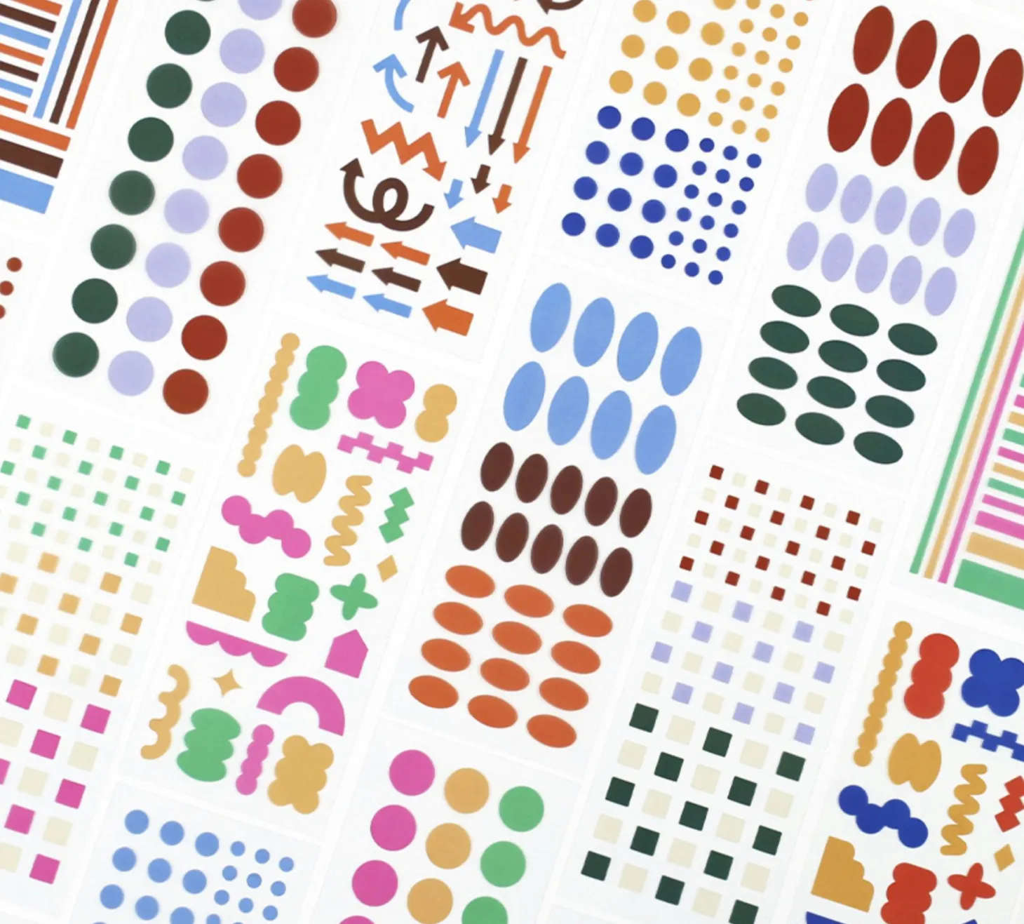 Square Pigment See-through Sticker