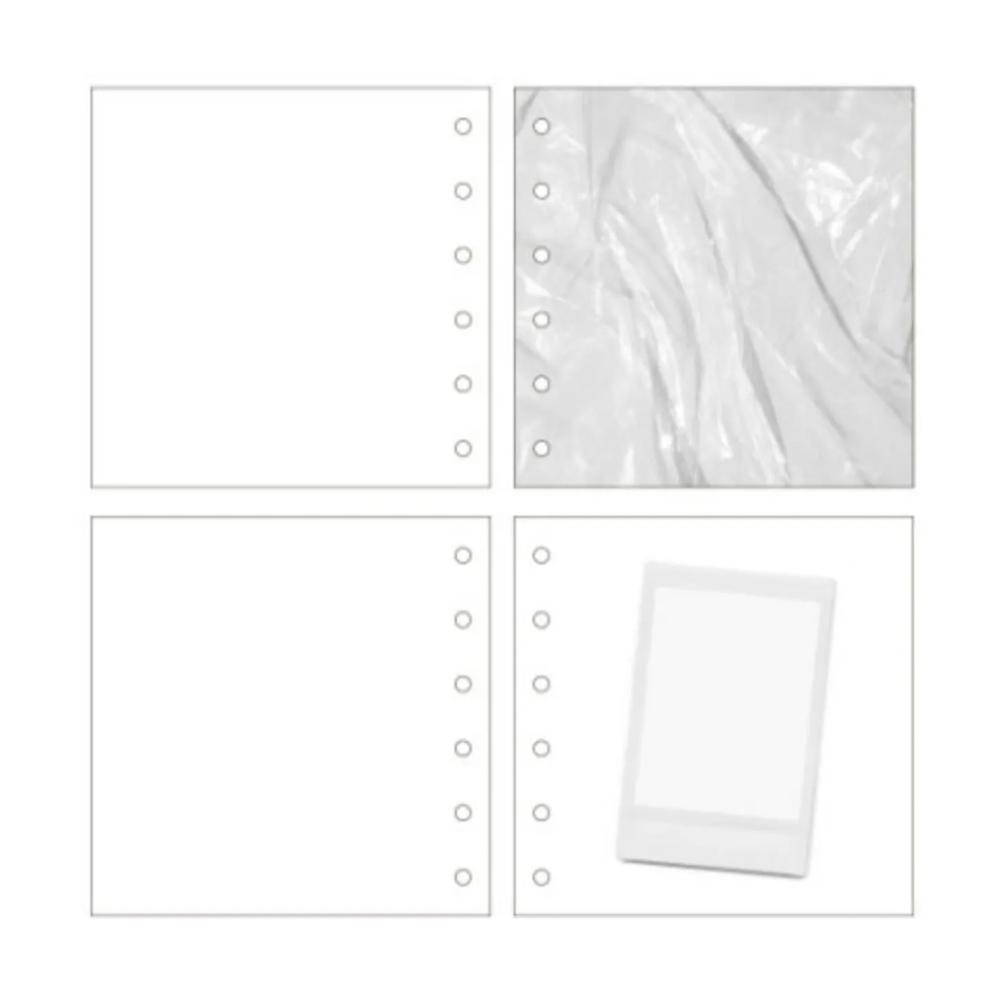 Square 6 Ring A7 Note Refill