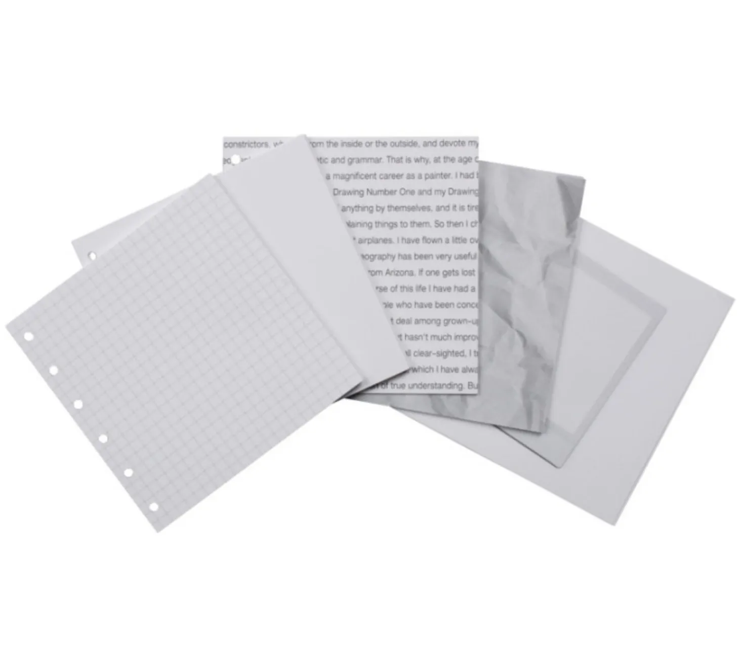Square 6 Ring A7 Note Refill