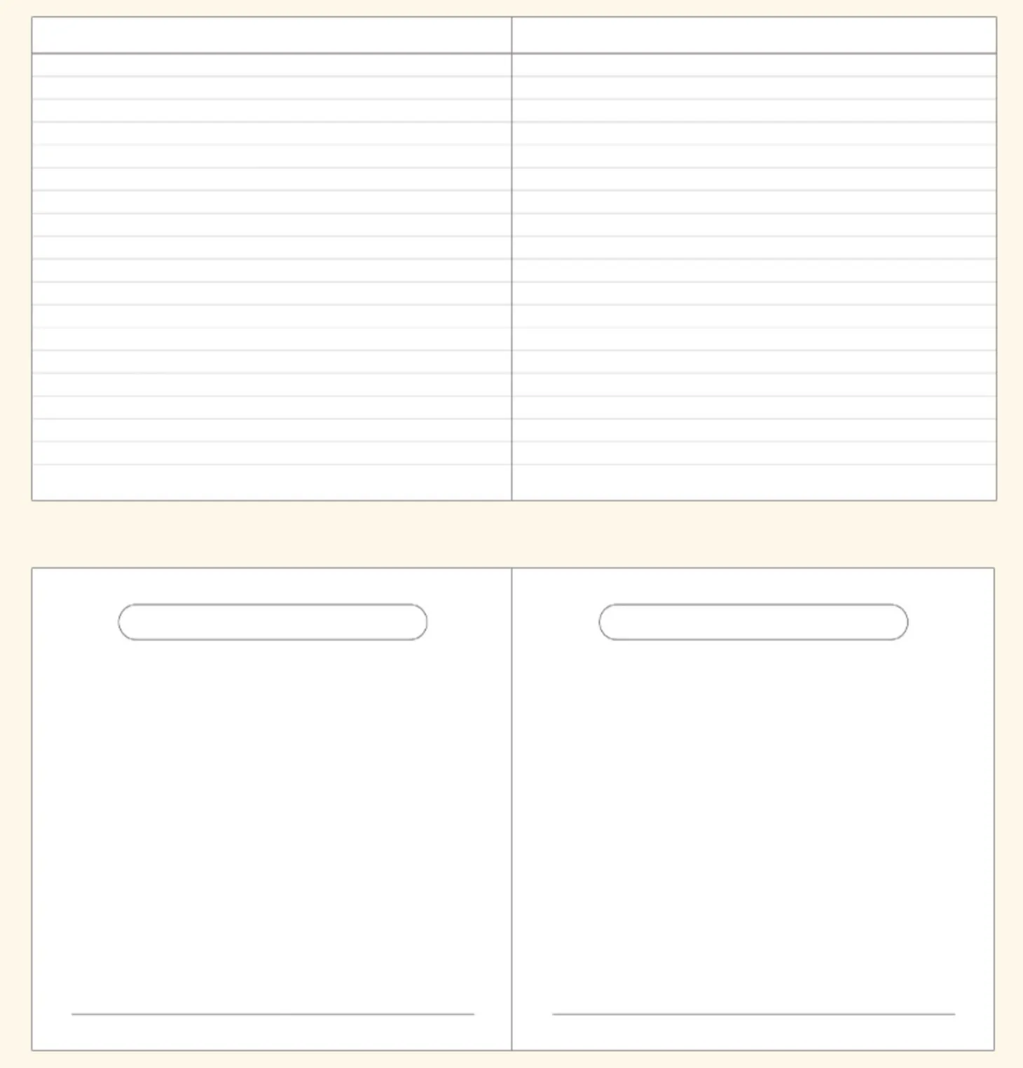 Square Semi Year Journal Planner
