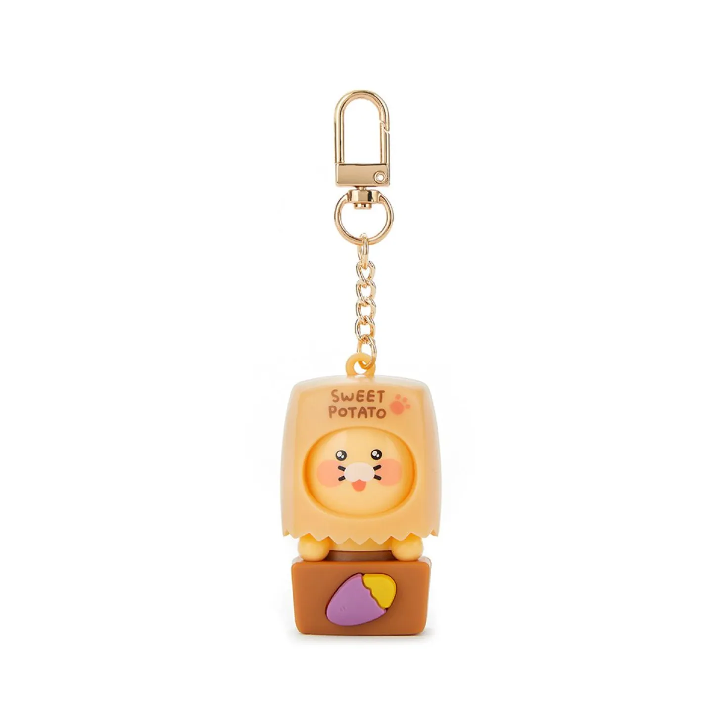 Sweet Potato Choonsik Switchable Emoji Key Ring