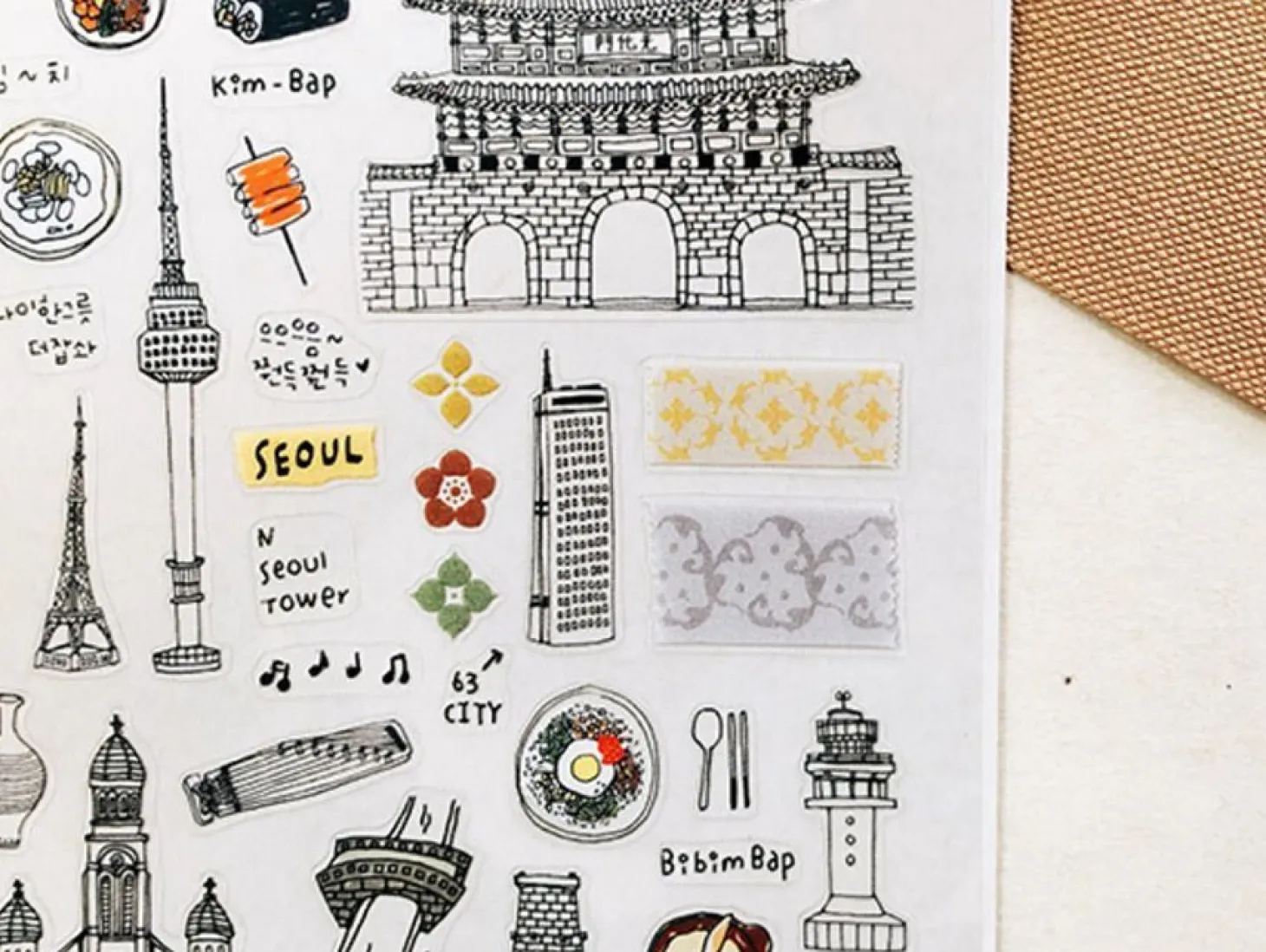The Beauty of Korea Deco Sticker