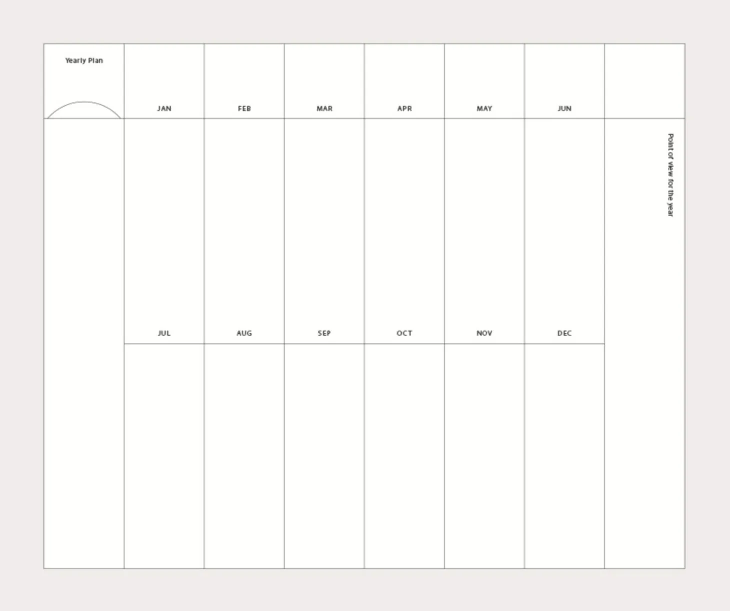 The Scenery Weekly Planner