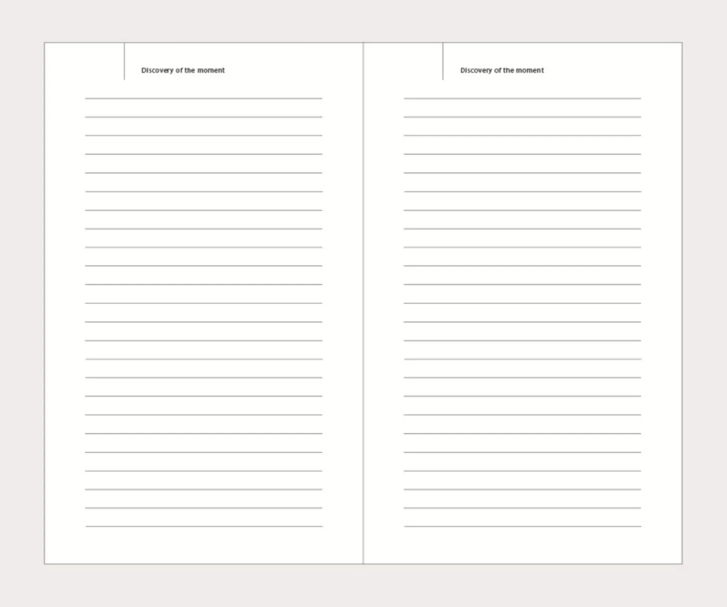 The Scenery Weekly Planner