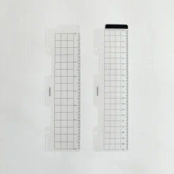 Translucent 6 Ring A5 Bookmark Ruler Set