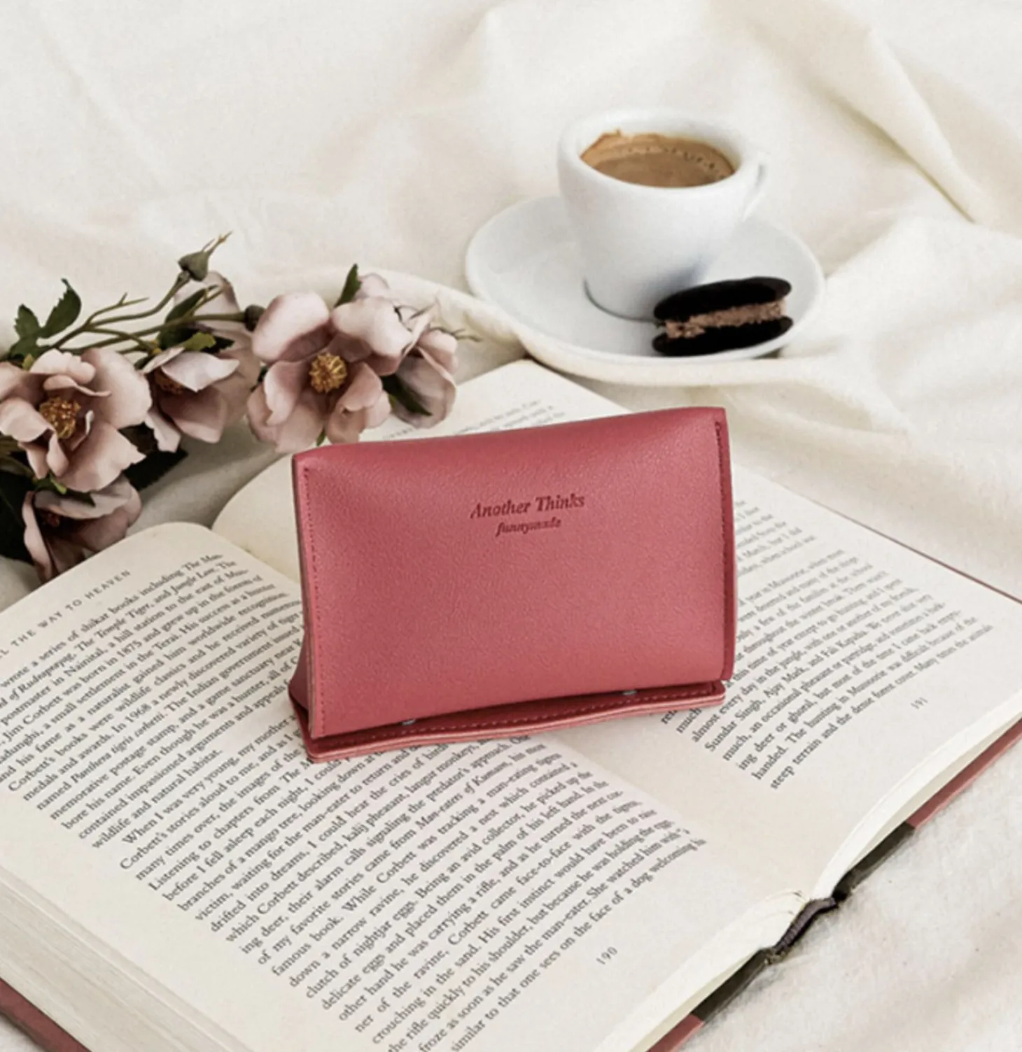 Triangle Leather Card Case