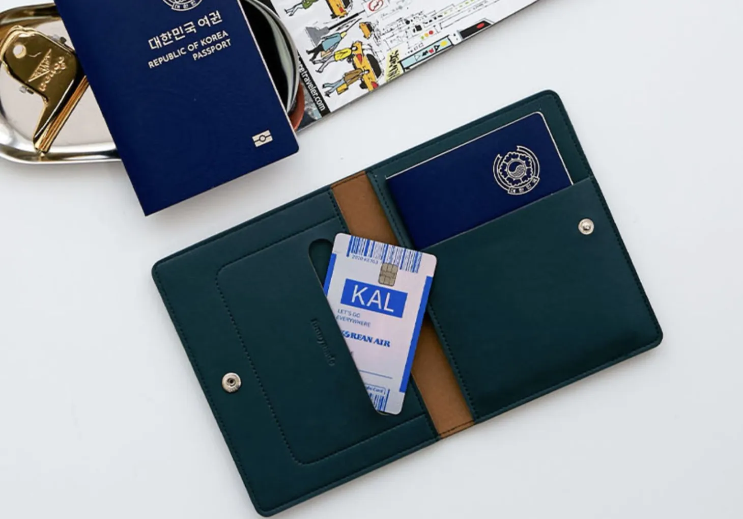 Triple Passport RFID-Blocking Wallet