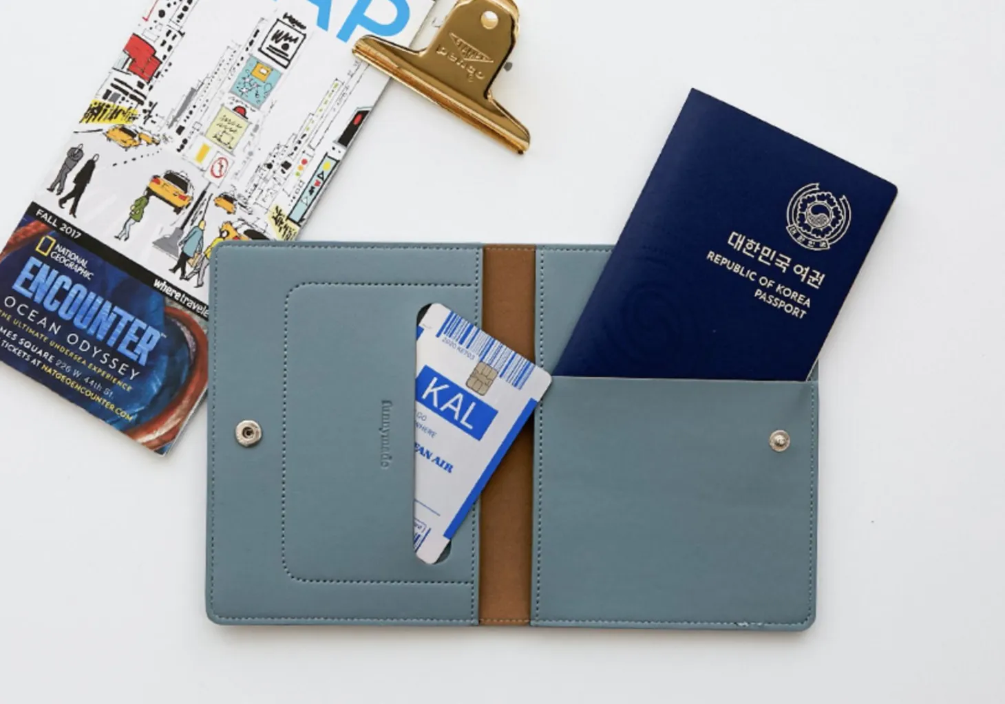 Triple Passport RFID-Blocking Wallet