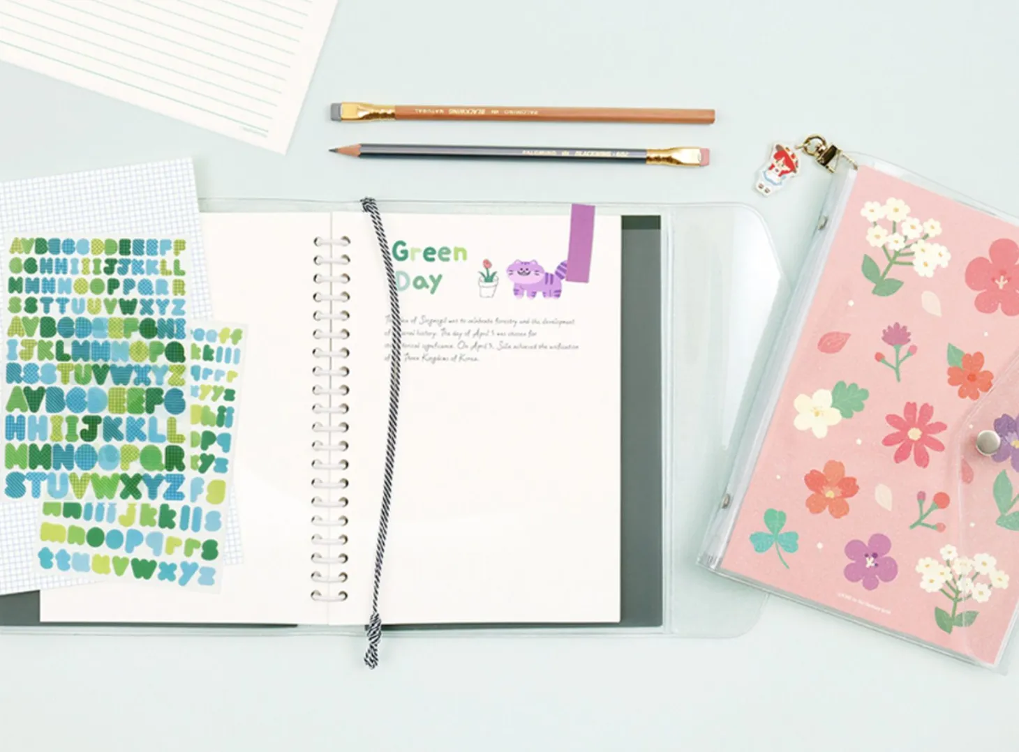 Twinkle Button 20 Ring A5 Binder