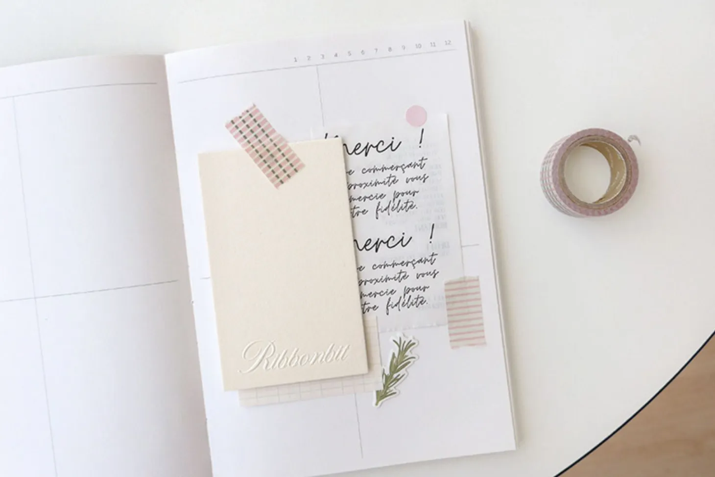Vintage Pastel Pattern Masking Tape